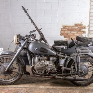German BMW R75 Motorcycle with sidecar- MG 34- Replica