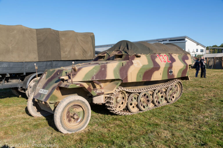 Replica SdKfz251/1 Ausf D. Bovington Tank Fest 2021 - WW2 Vehicles