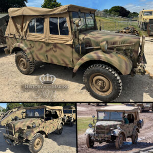 German WW2 Kfz 1 Stoewer Type 40 Field Car(Replica) For Hire